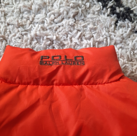 Polo Ralph Laurent olive green down puffer vest - Picture 4 of 7